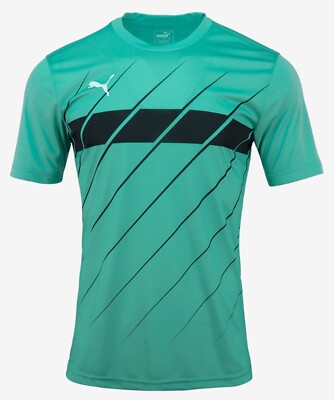Puma Men Football-Play Graphic T-Shirts Mint Training Soccer Tee Jersey 65646514