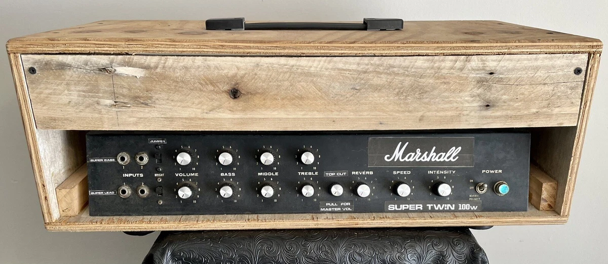 1974 Marshall Super Twin 100 Super Lead Super Bass 100 Watt Amp Head
