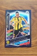 Aubameyang 16-17 Topps Match Attax Champions League Silver Limited Edition