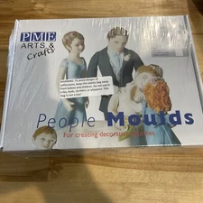 PME ARTS AND CRAFTS PEOPLE MOULDS  SET OF 4 FOR CREATING FIGURES