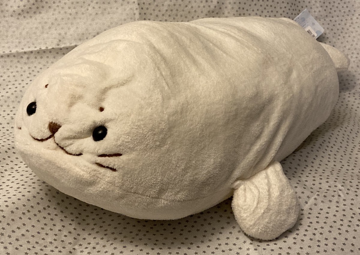 Japanese 2004 Sirotan Seal Manta Ray Costume Stuffed Animal