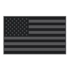 REFLECTIVE Subdued  AMERICAN FLAG FIRE Car DECAL fire helmet EMS Multiple Sizes
