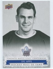 2017 Upper Deck Toronto Maple Leafs Centennial Set Hockey Cards Checklist and Odds 32