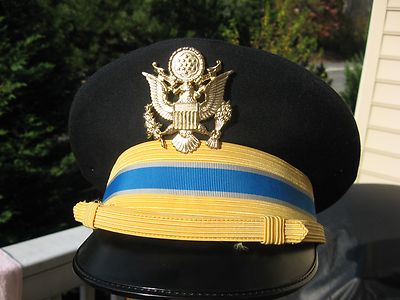 Vintage BANCROFT Military Hat Size 6 7/8 US Army Dress Hat