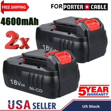 2x 18V 18-Volt 4800mAh Replacement Battery For Porter Cable PC18B Cordless Tools