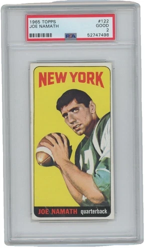 Topps Joe Namath Football Sports Trading Card Singles