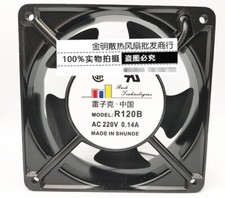 1 pcs New Rezike axial flow fan R120B 12038 12CM 220V 0.14A AC cooling fan