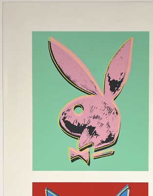 アンディ ウォーホル Playboy Bunny 4 1999年製 ポスター Original Vintage ANDY WARHOL PLAYBOY BUNNY 4 Bunnies Pop Art