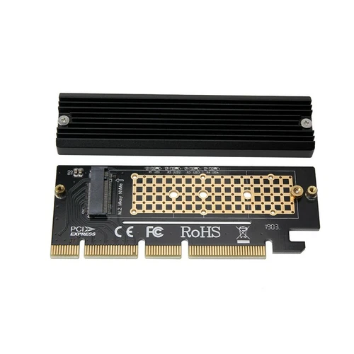 M.2 PCIe NVMe SSD to PCI-E Express 3.0 X4 X8 X16 Adapter Card Full Speed 2280 - Picture 8 of 10