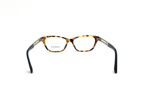 New VERSACE Frames Cat Eye Havana/Gold Eyeglasses Mod. 3220A 5119 54 16 140 - Imagen 6 de 10
