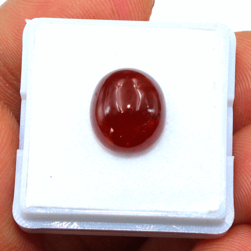 Certified 8.8 Cts Natural Spessartine Untreated Oval Cabochon Top Grade Gemstone - Picture 3 of 12