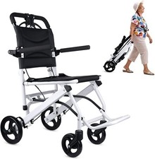 World's Lightest Only 16lbs Portable Transit Travel Wheelchair - Z10