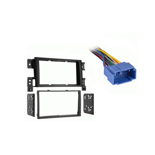 Convient pour Suzuki Grand Vitara 2006-2011 double harnais radio kit d'installation tableau de bord - Photo 1 sur 3