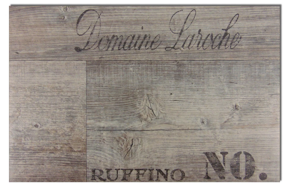 Premium Tischsets Holzoptik Weinkiste Grau-Braun PVC-CV Abwaschbar Kunststoff 🍴 - Bild 2 von 4