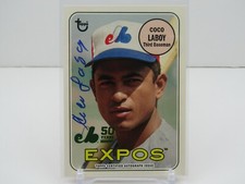 COCO LABOY 2019 TOPPS ARCHIVES 50 YEARS OF MONTREAL EXPOS AUTOGRAPH! #88/99!!!