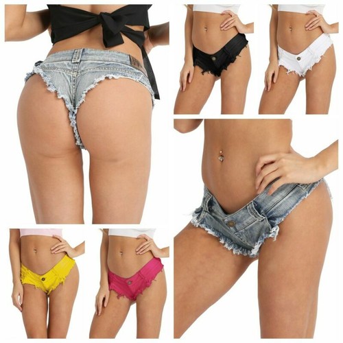 Low Rise Jeans Denim Pants Mini Shorts 