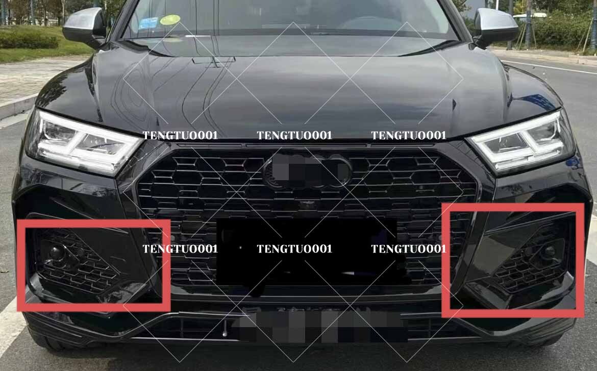 2018 Audi Q5 Grille RSQ5 Replacement Hex Fog Light Grill For SQ5 Sport