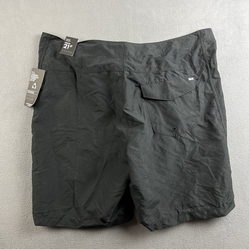 Hurley Board Shorts Mens 38 Black Swim Trunks Surf Beach Pool 10” Inseam NWT - Picture 11 of 16