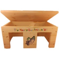 Meerschweinchenhaus aus Holz mit 2 Eingängen vorne, Outdoor, Groß, Holzlasur