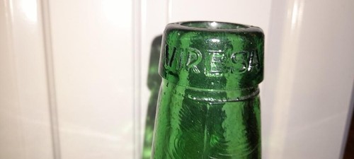 VIRESA 33cmH GREEN GLASS TERRARIUM CARBOY BOTTLE VASE gc - Picture 5 of 5