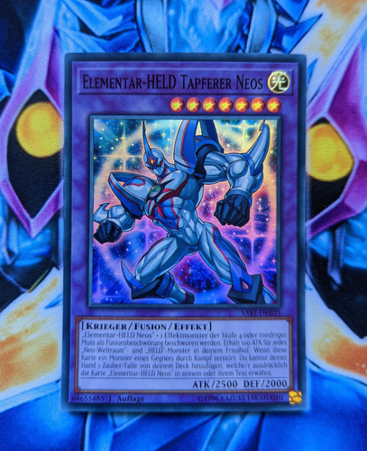 Yu-Gi-Oh! Elementar-HELD Tapferer Neos SAST-DE035 Super Rare! Deutsch! 2.Auflage - Bild 2 von 2