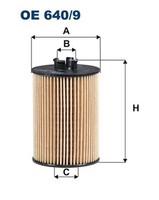 ÖLfilter Filtron Oe 640/9 Filtereinsatz FüR Mercedes W169 W245 Klasse Sports 150