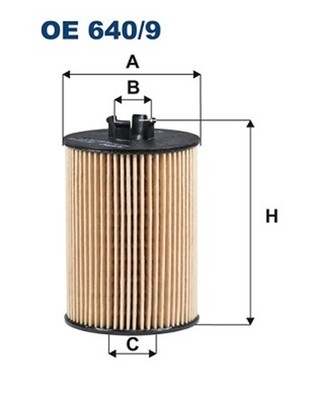 Ölfilter FILTRON OE 640/9 Filtereinsatz für MERCEDES W169 W245 KLASSE Sports 150