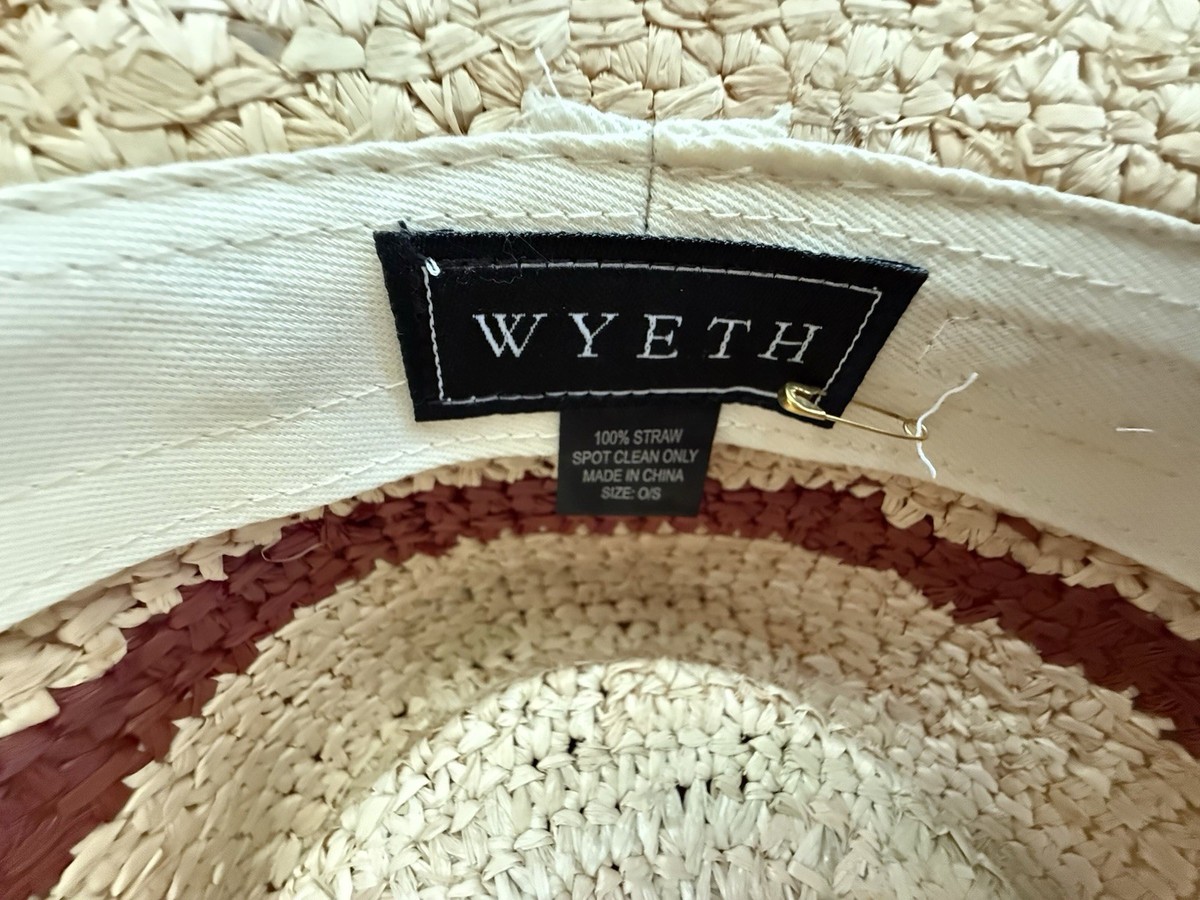 New Wyeth Ensley Raffia Natural Bucket Hat One Size NWT Aden Raffia Bucket Hat in Natural main image 2