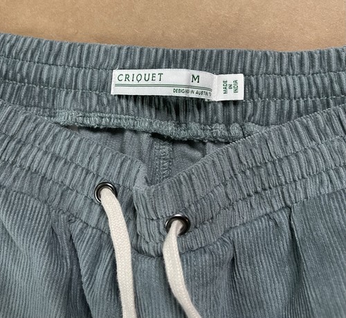 Pantaloncini da golf Criquet da uomo M Green Cruiser in velluto a coste performance chino con coulisse - Foto 2 di 7