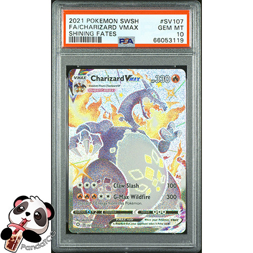 PSA 10 Charizard VMAX Shining Fates Full Art SV107/SV122 Pokemon Card
