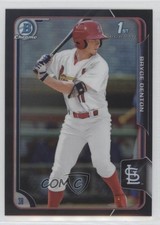 2015 Bowman Draft Chrome Asia Exclusive Black Refractor Bryce Denton #109 i5q