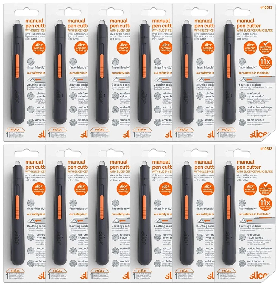 Ergonomisches manuelles Stiftschneider-Set - 12er-Pack für sicheres und bequemes Schneiden - Bild 3 von 4