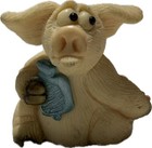 Piggin Bedtime 1999 David Corbridge Handmade Ceramic Figurine