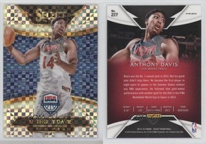 2014-15 Panini Select Courtside Silver Prizm Anthony Davis #217