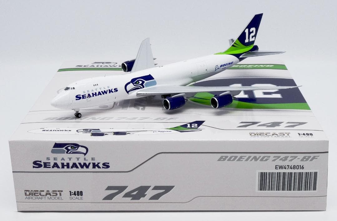 Boeing 747-8F Seattle Seahawks N770BA 1/400 #f7a55b