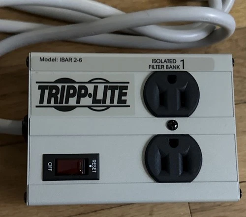 TRIPP LITE ISOBAR2-6 2 Outlet Surge Suppressor USED - product listing photo