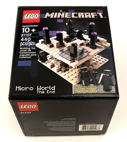 LEGO 21107 Minecraft Micro World  The End   FACTORY SEALED Retired