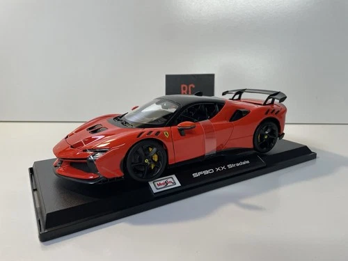 Maisto SF90 XX Stradale 1:18 Scale Red Model Ferrari Diecast Car.