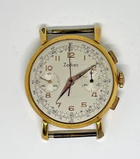 Landeron Calibre 148 Chronograph Movement with "Zodiac" Dial For Spares Repairs