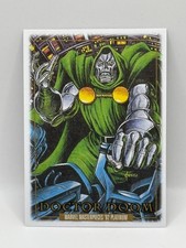 2024 Marvel Masterpieces 92 Platinum #26 Doctor Doom Canvas