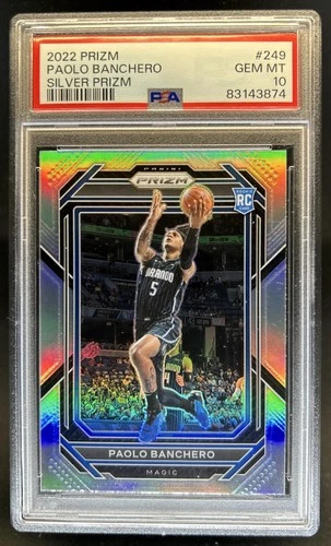 2022-23 Panini Prizm Paolo Banchero RC Prizm Silver Rookie #249 Magic PSA 10