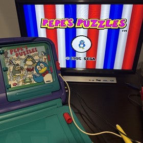 Pepe's Puzzles Sega Pico Authentic Storyware Complete In Box Tested Working CIB