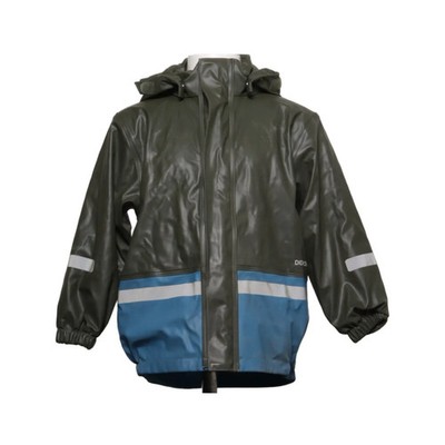 Didriksons, Regenjacke, Unisex (Kinder), Größe: 110, Grün/Blau #CuF