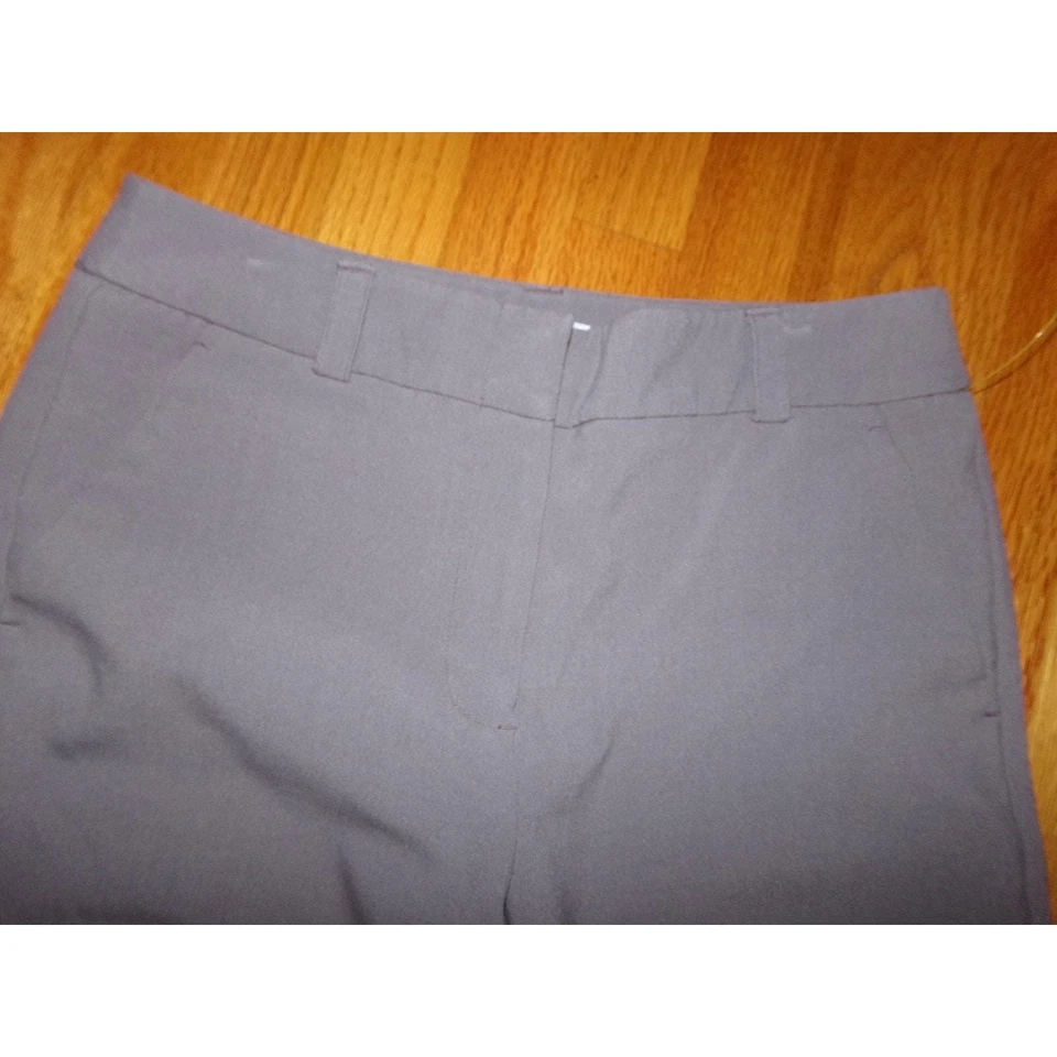 Винтажные брюки Jennifer Lopez с широкими штанинами и высокой талией с манжетами 10 б/у в отличном состоянии - Изображение 3 из 4