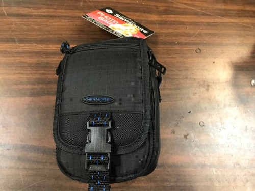 Samsonite Black Small 5 Pocket Camera Bag w/Strap 805 BK New With Tags - Picture 4 of 4
