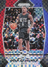 2017-18 Panini Prizm Prizms Red White and Blue #158 Sean Kilpatrick