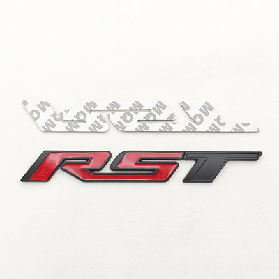 RST Emblem 3D Metal Badge Silverado Tahoe Grille Logo
