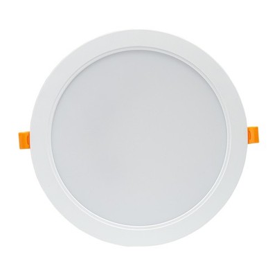 Spectrum LED Einbauleuchte Downlight Panel rund Ø22cm IP54 24W 2900lm kalt 6000K