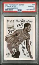 2012-13 Elite Series - Class Masters Derrick Rose #18 /99 PSA 10 POP 4!!!! BULLS