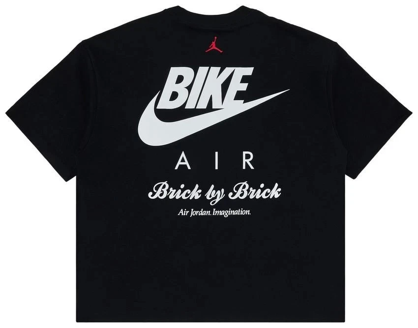 Mens S-XXL Nike Jordan x Nigel Sylvester Bike Air T-Shirt Black "Brick by Brick"
Opens in a new wind
